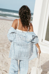 Cora Knit Shirt - Blue