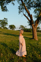 Torrie Maxi Dress - Brown Check