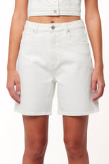 Abrand Carrie Shorts - White Light