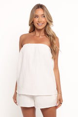 Alicent Romper - White