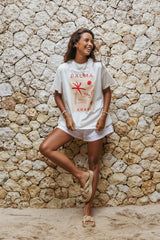 Krabi Beach Graphic Tee - White