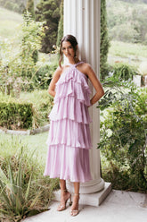 Aveline Midi Dress - Lilac