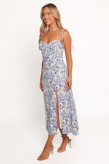 Azura Maxi Dress - Parisian Blue