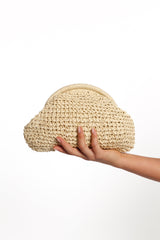 Bett Clutch Bag - Natural/Raffia