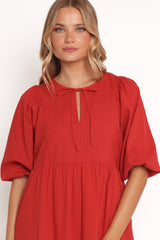 Cinzia Mini Dress - Red