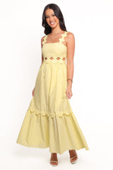 Dixie Maxi Dress - Yellow