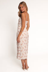 Elysian Maxi Dress - Pink Floral