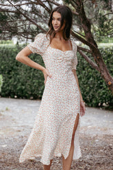 Franklin Dress - Cream Floral
