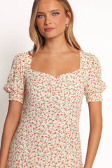 Franklin Dress - Cream Floral