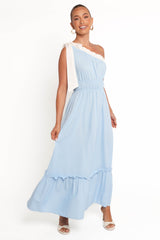 Gilda Maxi Dress - Blue/White
