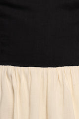 Jayden Maxi Dress - Black Cream