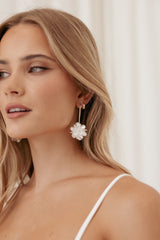 Katia Earrings - White