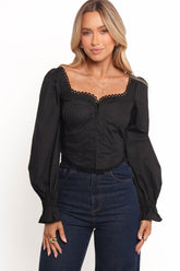 Lorelei Corset Top - Black