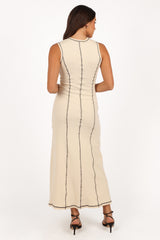 Mae Midi Dress - Cream