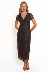 Neve Maxi Dress - Rose Print