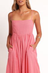 Odessa Maxi Dress - Coral