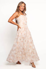 Petra Midi Dress - Cream