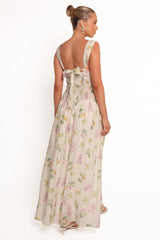 Reverie Maxi Dress - Purple Ditsy Floral