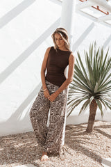 Romy Top - Chocolate Brown