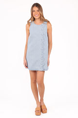 Sloane Mini Dress - Light Denim