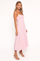 Talyn Midi Dress - Pink