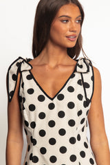 Tania Mini Dress - Cream