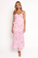 Virginia Maxi Dress - Lilac Floral