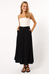 Odetta Maxi Skirt - Black