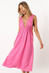 Lydia Midi Dress - Pink