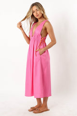 Lydia Midi Dress - Pink