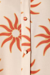 Ren Long Sleeve Mini Dress - Soleil