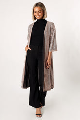 Jayleen Sequin Duster - Gold