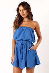 Beachside Romper - Blue