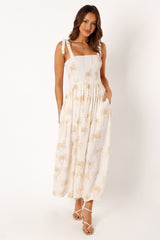 Ginelle Jumpsuit - White Print