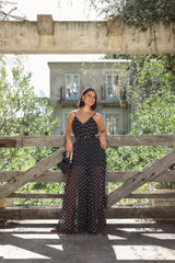 Hilary Wide Leg Jumpsuit - Black