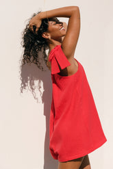 Miffy One Shoulder Romper - Red