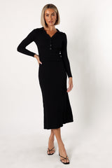 Cameron Knitted Set - Black