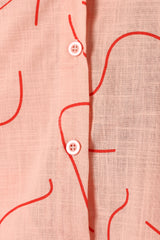 Darla Short Set - Pink Swirl