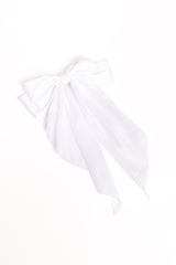 Grace Hair Bow - White