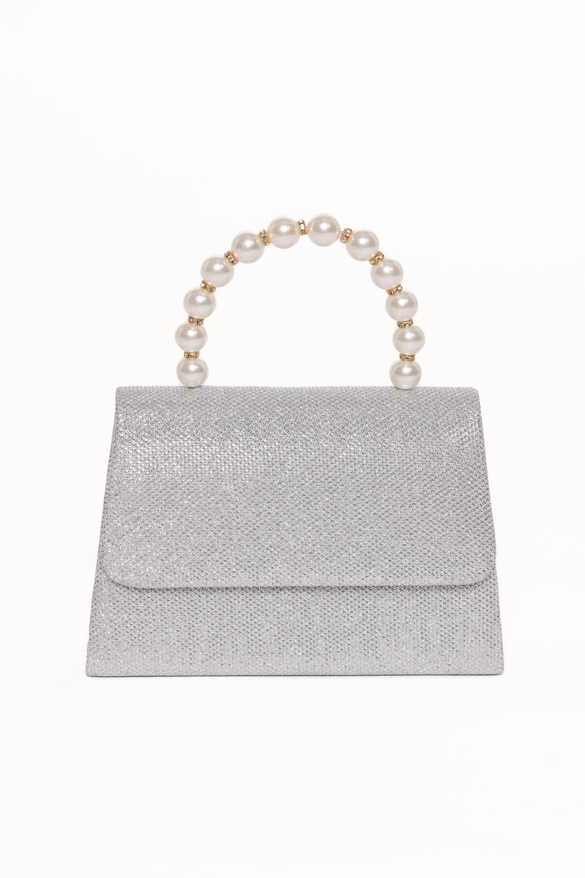 Jenn Embellished Bag - Champagne/Pearl