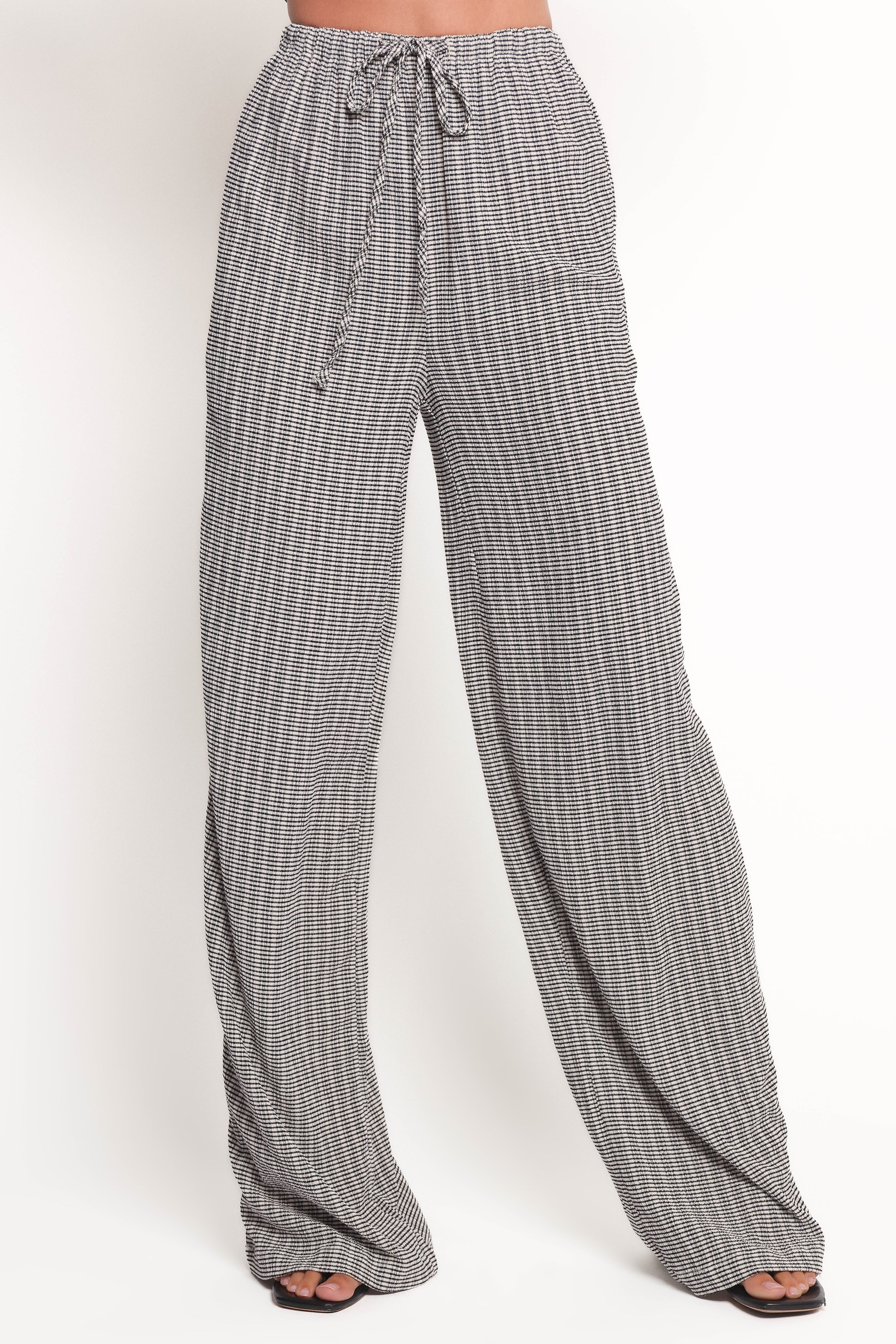 Afton Pant - Black White