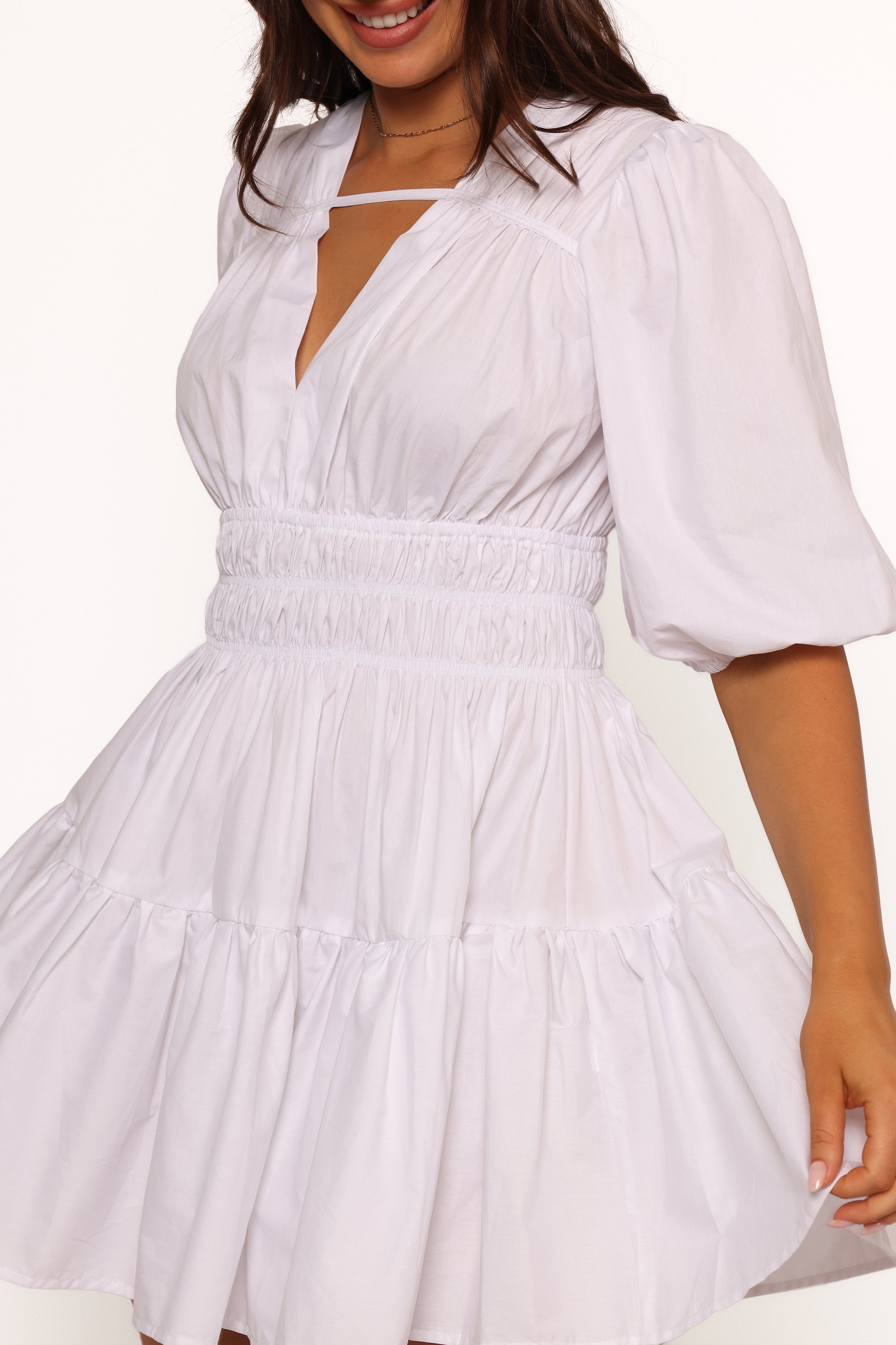 Alessia Mini Dress - White