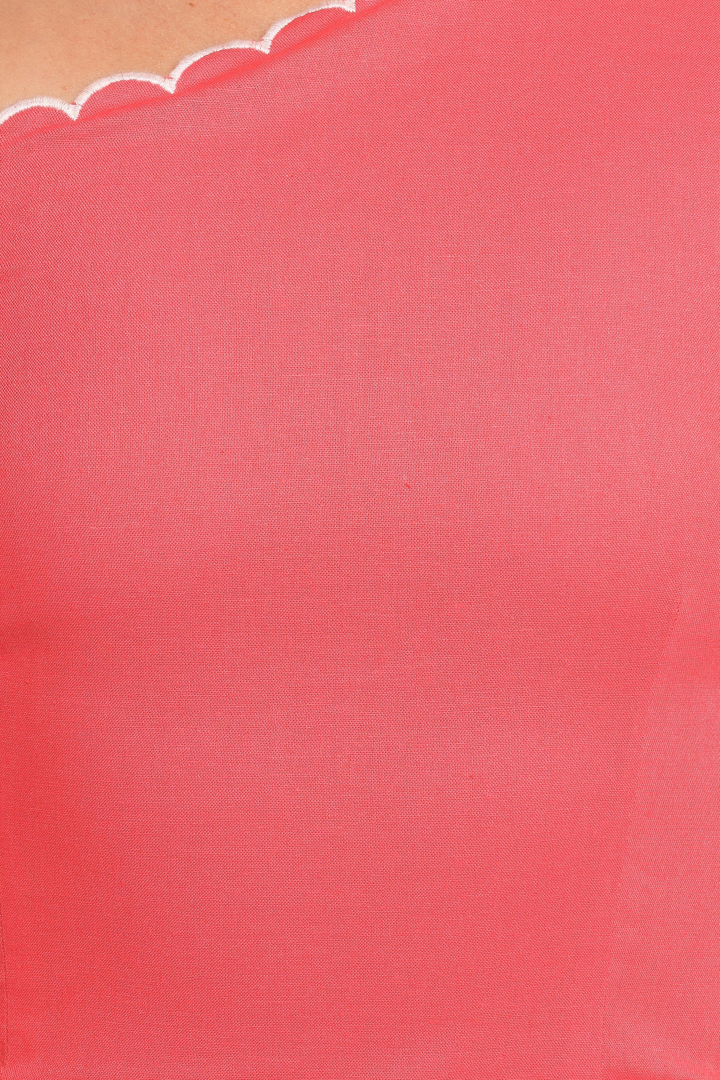 Amani Midi Dress - Coral