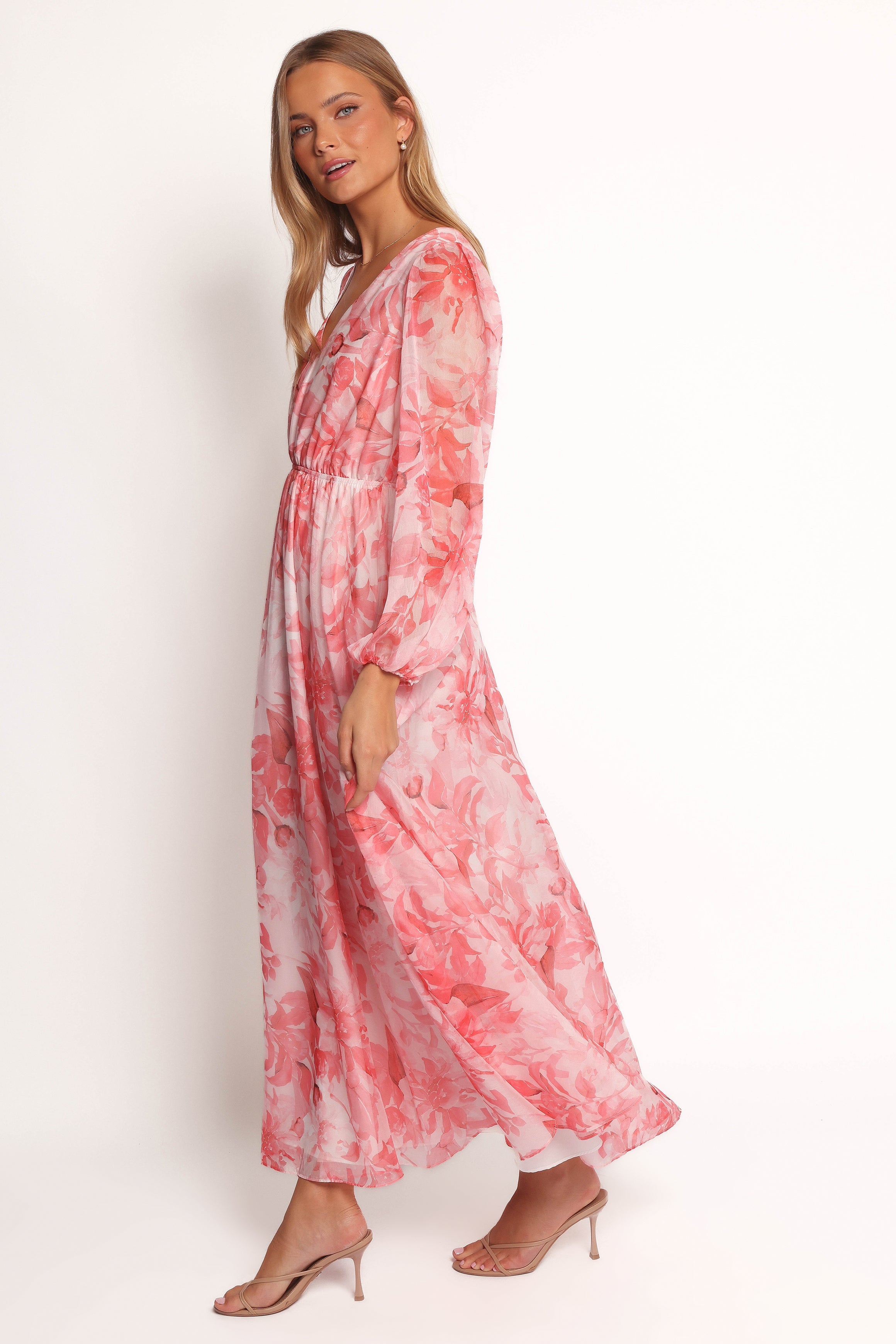 Anisa Maxi Dress - Pink Floral