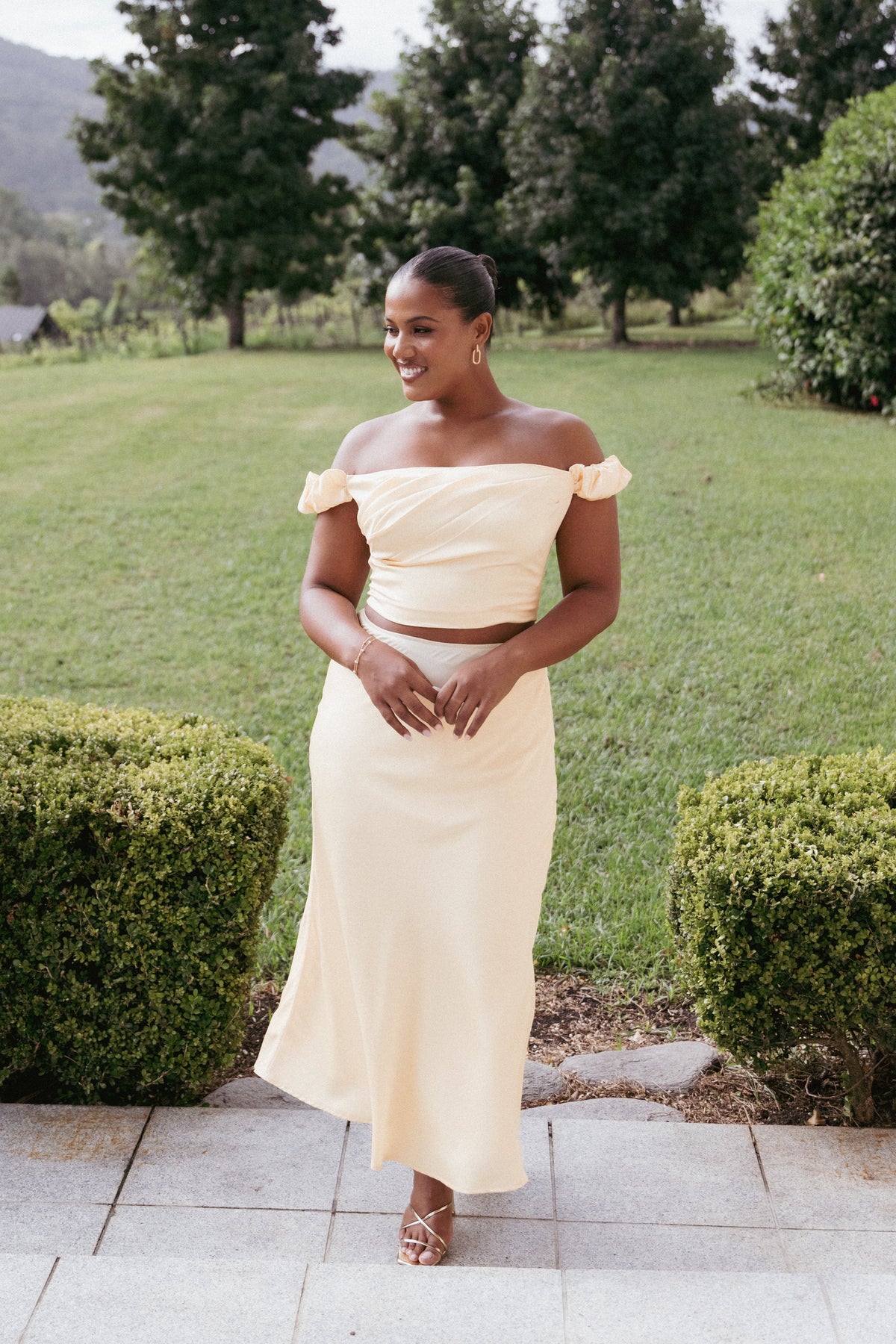 Arabella Two Piece Set - Butter Yellow