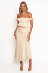 Arabella Two Piece Set - Butter Yellow