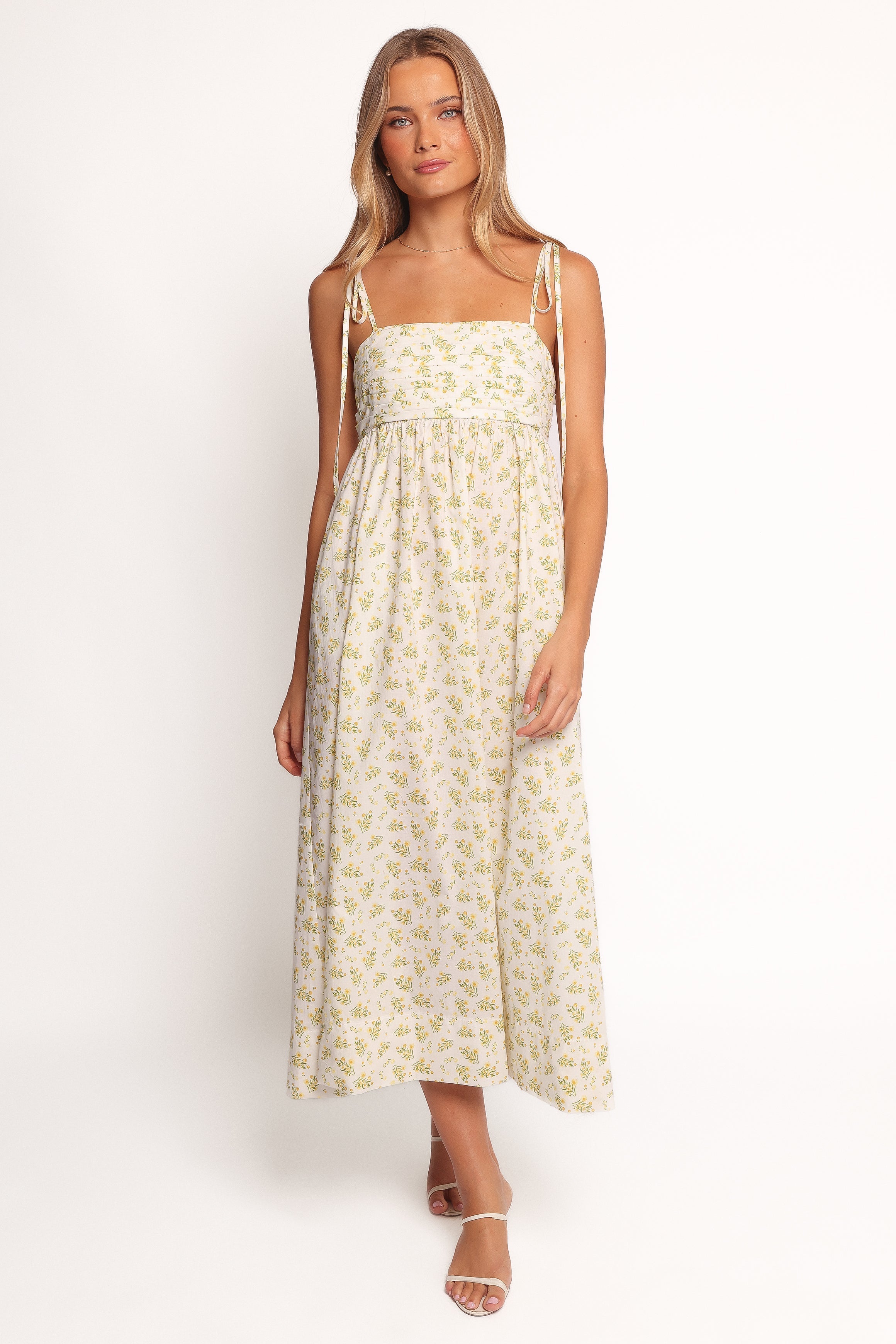 Ashtyn Maxi Dress - Yellow Floral