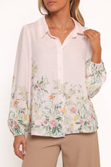 Avis Top - Pink Floral