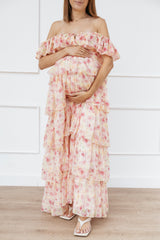 Belle Maxi Dress - Pink Floral