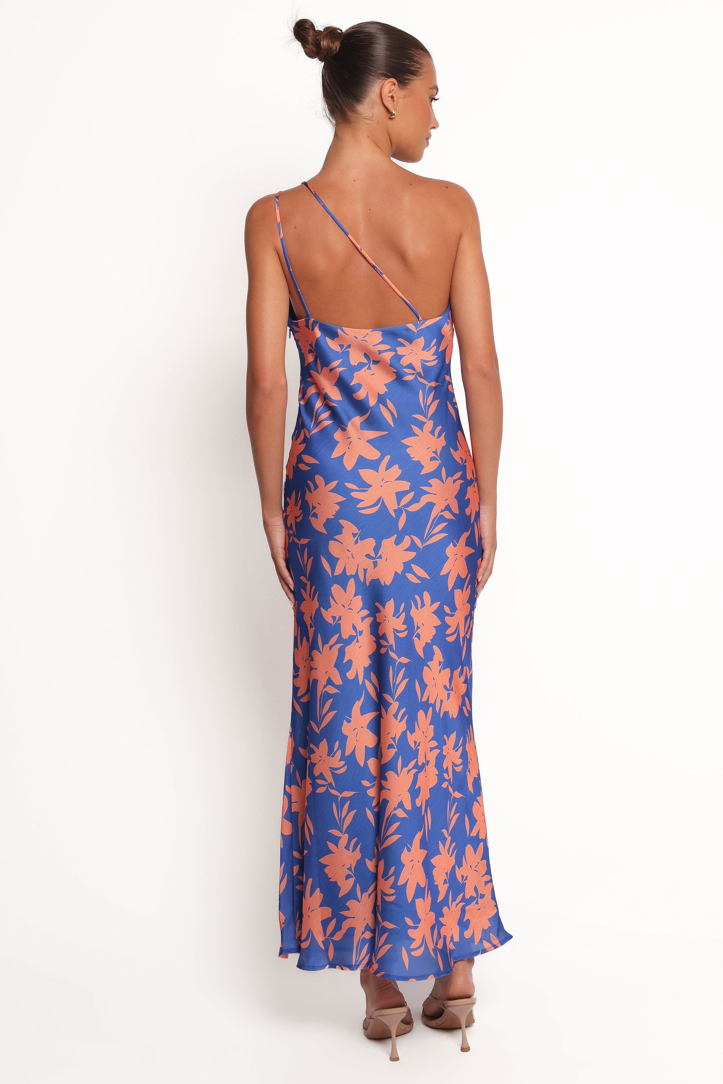 Bottie Maxi Dress - Blue/Orange Floral